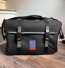 Vintage Solidex Multi-Compartment Audio Equipment Bag w/ Removable Strap