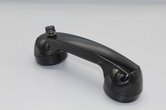 Circuit Bent New Black Telephone Microphone w/Filter Ctrl+Mic Clip+Pop Filter