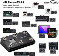 Paint Audio MIDI Captain MINI 6 Foot Controller Multi-Effects Keyboards Synthesi