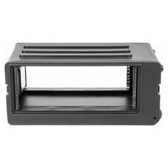 SKB 4U rSeries Shallow Rolling Rack with Integrated Back Wheels and.. -OPEN BOX