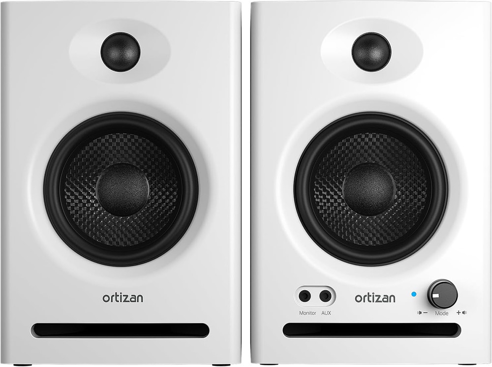 C7 Dual-Mode 2.0 Studio Monitors, Active Monitor Speakers for near Field Music P