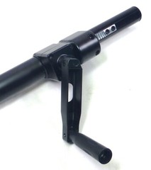 Two (2) LASE 101M Crank-Up Subwoofer Sub Pole Shaft w/ M20 Screw In Pole