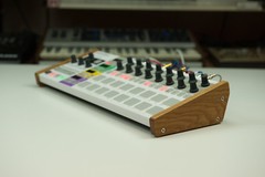 Arturia Beatstep Pro Oak Real Wood Stand Side Parts Low OAK Light Oak