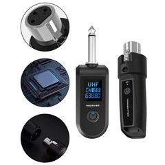 Wireless Audio Transmitter&Receiver XLR Adapter 30-50m Stable Transmission