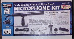Vidpro Professional Shotgun Microphone Kit Model XM -35 „7-PCS Set“