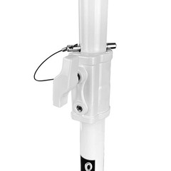 Odyssey LSBP72WHT 72″ White Stands (Pair) with Two X-LS64WH Mounts