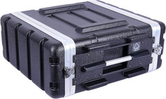 Stackable 4U Rack Case, Standard 19.25? Depth, Polyethylene Hard-Shell Construct