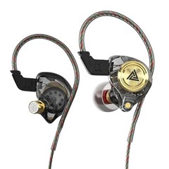 Wired Gaming Earbuds, Ak3file in Ear Monitors, Deep Bass Sound Wired Black