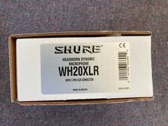 Shure WH20XLR – Headworn Dynamic Microphone – New (sold as each, 1 mic)
