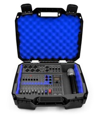 CM Stage Mixer Case fits Yamaha Mg10xu 10-input Stereo Mixer in Custom Blue Foam