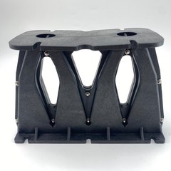 9.5″x2.4″ Dual 1″ BOLT-ON Line Array Compression Horn 2×1″ Throat 6.5″ Thickness