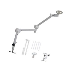 Microphone Arm Stand Half Circular Angle Management Feature Cable Planner