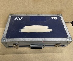 Small Flight Case Sized For 1u Rack Mount Electronics 21 1/4”x 12 1/4”x 5 1/4”