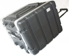 Rack, Wheels & Pull Handle Case 7U Space Light Weight 16.5″ Deep Shell screws