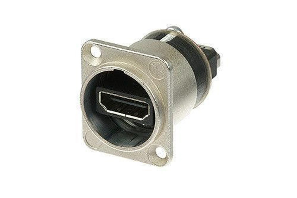 NEUTRIK NAHDMI-W HDMI 1.3 D Series Feed-Thru Panel Mount Adapter – NICKEL