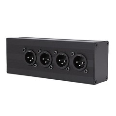 XLR 3 Pin Splitter Box With Robust Construction For PA System Easy To Use