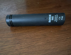 Rode M5 Small Diaphragm Condenser Microphone Cardioid XLR Phantom Powered Black
