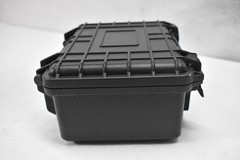Hardshell Storage Case w Foam Inserts Storage Black Finish w Snap Closures