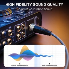 Professional Grade XLR Cable 2 Pack