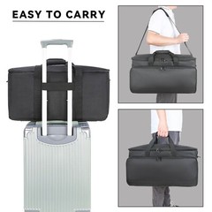 Talrizio Gig Bag Cable File Bag and Gear Organizer DJ Musician Bag 17″ Laptop