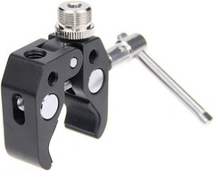 Aluminum Crab Clamp for Microphones – 2KG Load