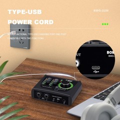 BOMGE mini 2 Channel USB Audio Interface for Recording, Streaming and…
