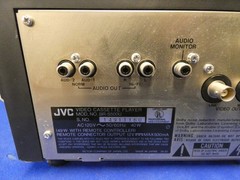 JVC BR-S500U SVHS Video Cassette Player for PARTS, Error 321 w/SA-K50U Time Code