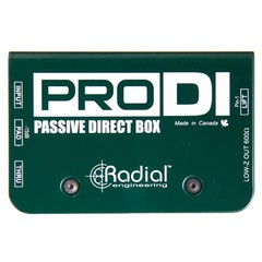 Radial Engineering ProDI 1-Channel Passive Instrument Direct Box Pro-DI Mono DI
