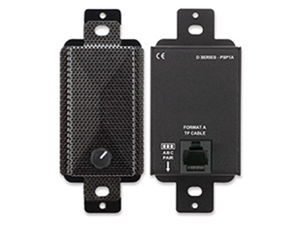 RDL DB-PSP 1 Decora-Style Active Loudspeaker (Black) w/ Switching Power Supply