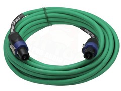 25FT Speaker Cords Speakon Cables FAT TOAD (4 PACK) | Twist Lock Connector Plug