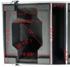 Harmony Case HC2MH250W Universal Lighting Case for Small 250 Moving Head Light