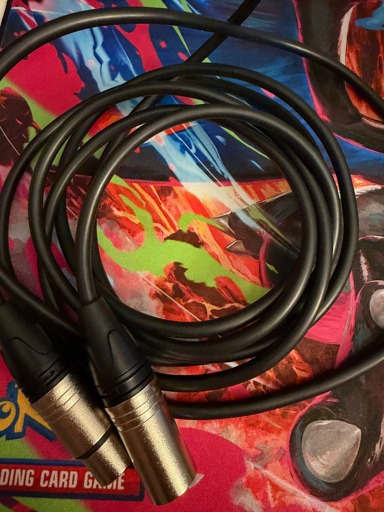 XLR cable black, Very good condition, XLR Male XLR Female