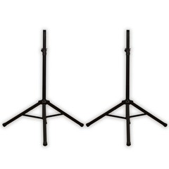 Acoustic Audio BR12 Passive 12″ Speaker Pair and Stands DJ PA Karaoke Speakers
