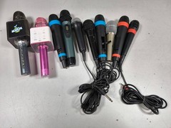 LOT OF 10 Various Brands & Models Microphone Used Working
