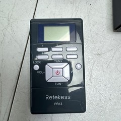 Lot Of 2 Retekess Portable FM Radio Transmitter Receivers PR13