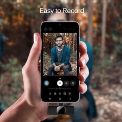 Wireless Lavalier Microphone for iPhone iPad Video Recording Mic Pro