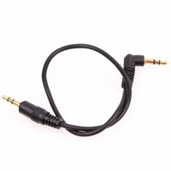 12-inch 3.5mm(1/8″) TRS Male To TRS Male Right Angle Stereo Audio Cable