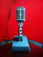 Vintage 1960’s Shure 55SW dynamic cardioid microphone w S37A stand 55S PROP