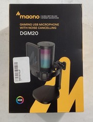 Maono Gaming USB Microphone With Noise Cancelling (DGM20) BLACK F1D