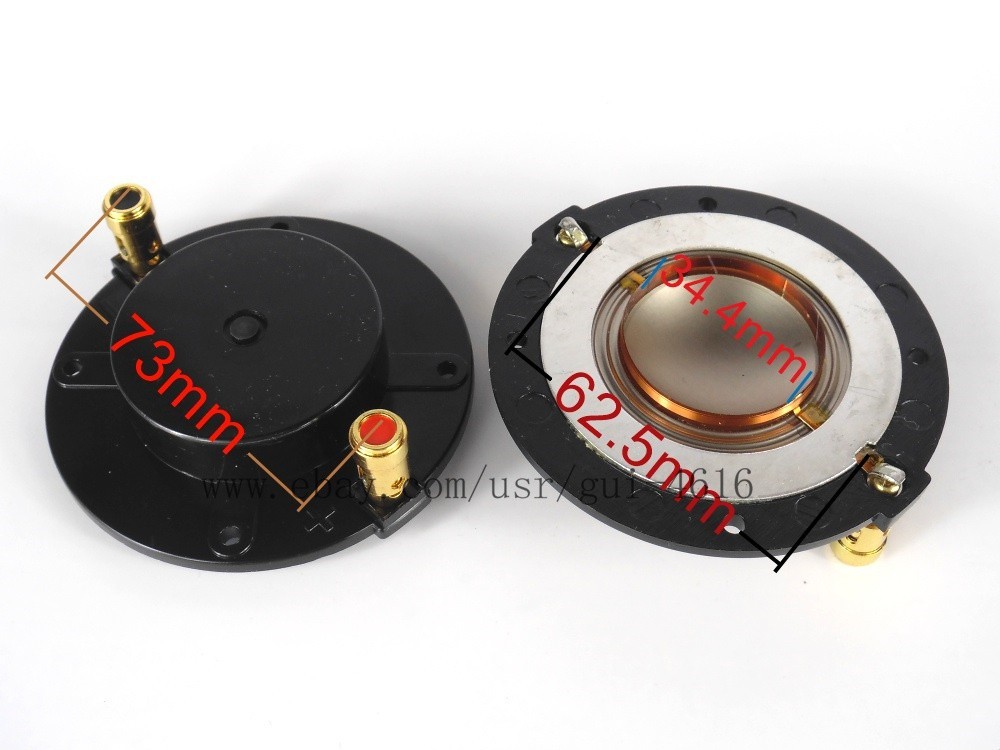 2x Diaphragm For D.A.S GM-M-34 Fit DAS Action 12, 12A, 15, 15A, M12A 8Ω