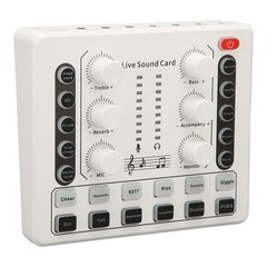 Live Sound Card Multiple Effects Voice Changer For Streaming/KTV