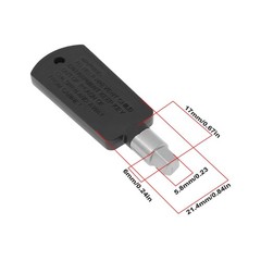 2Pcs Mini Fridge Key Lock Freezer Door Key Pentagonal Hole Key for Chassis Di…