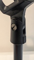 Table Top 6″ Round Base Mic Stand 3.5″ Shaft w/Clip Solid Sturdy 4lb Free Ship