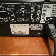QSC CX1202V 2-Channel 70V 1200W Rack Mount Class H Amplifier, XLR