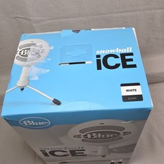 LOGITECH Blue Snowball ICE Plug And Play USB Microphone White Desktop TESTED