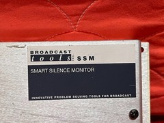 Used Broadcast Tools Smart Silence Monitor w/ Panel Mount Model SSM Good Cond