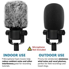 Windscreen Pop Filter Compatible with Rode Podmic, Mic cover for podmic