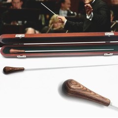 Conductors Wand Musical Parts Handmade Easy to Manipulate Wooden Case Music Wand