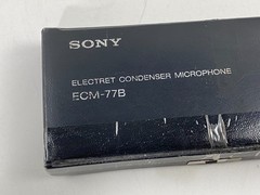 Sony ECM-77B Electret Condenser Lavalier Microphone