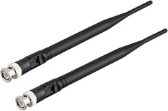 Compact UHF Antenna System 2-Pack, BNC Male 400-960MHz – Optimal Wireless Audio